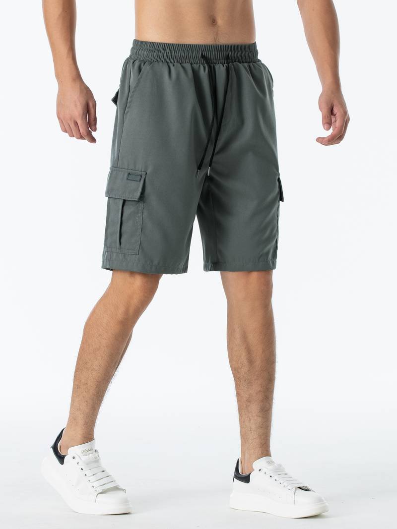 Simon - Cargo shorts met trekkoord in klassiek ontwerp