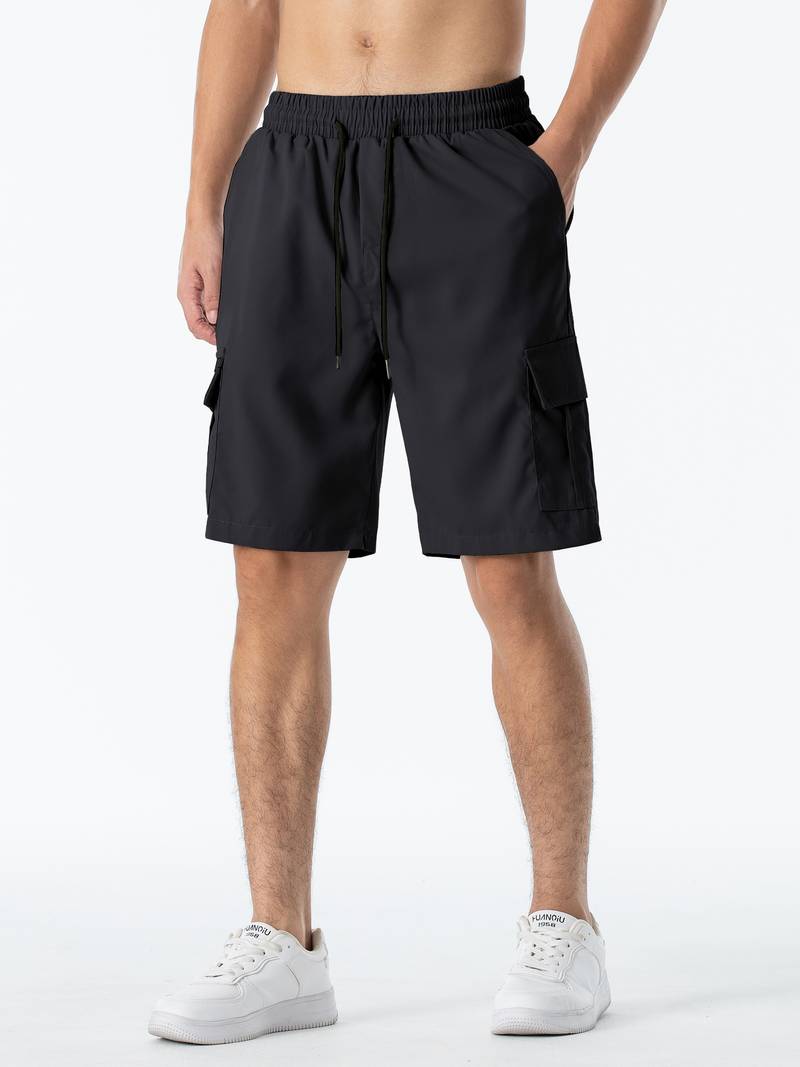 Simon - Cargo shorts met trekkoord in klassiek ontwerp