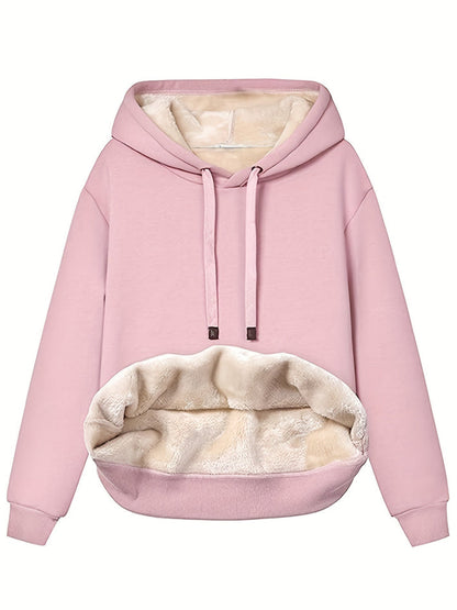 Anselma - Warme Fleece Hoodie met Capuchon voor Dames