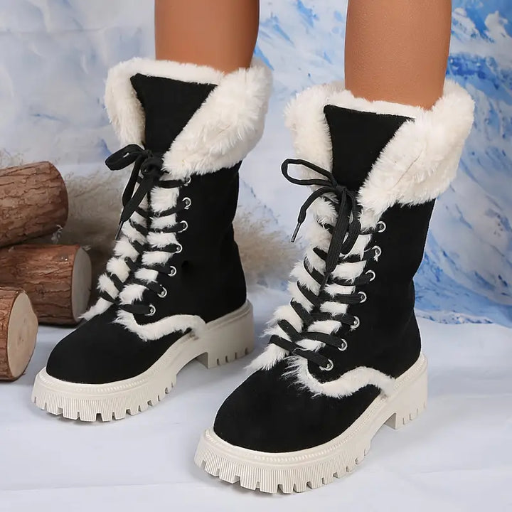 Giulia - Met pluche gevoerde dames snowboots