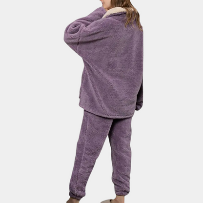 Mathilde  - Comfortabele en donzige pyjamaset voor dames