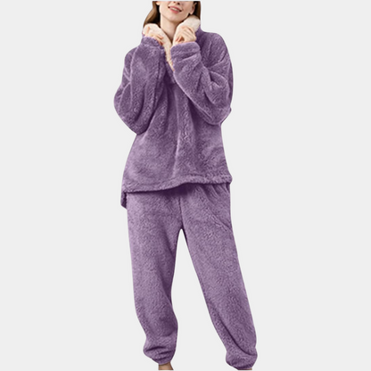 Mathilde  - Comfortabele en donzige pyjamaset voor dames