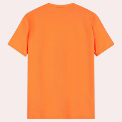 Giuseppe - Heren t-shirt oranje met ronde hals