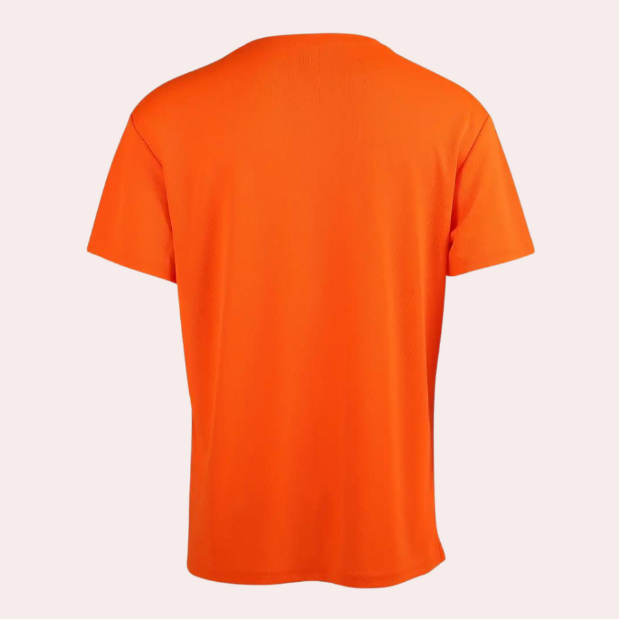 Giovanni - Oranje t-shirt met ronde hals voor mannen