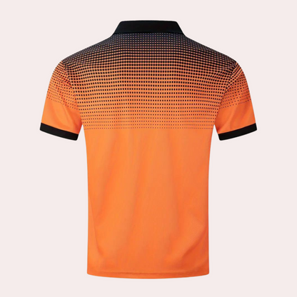 Alberto - Stijlvol poloshirt met kleurverloop voor heren