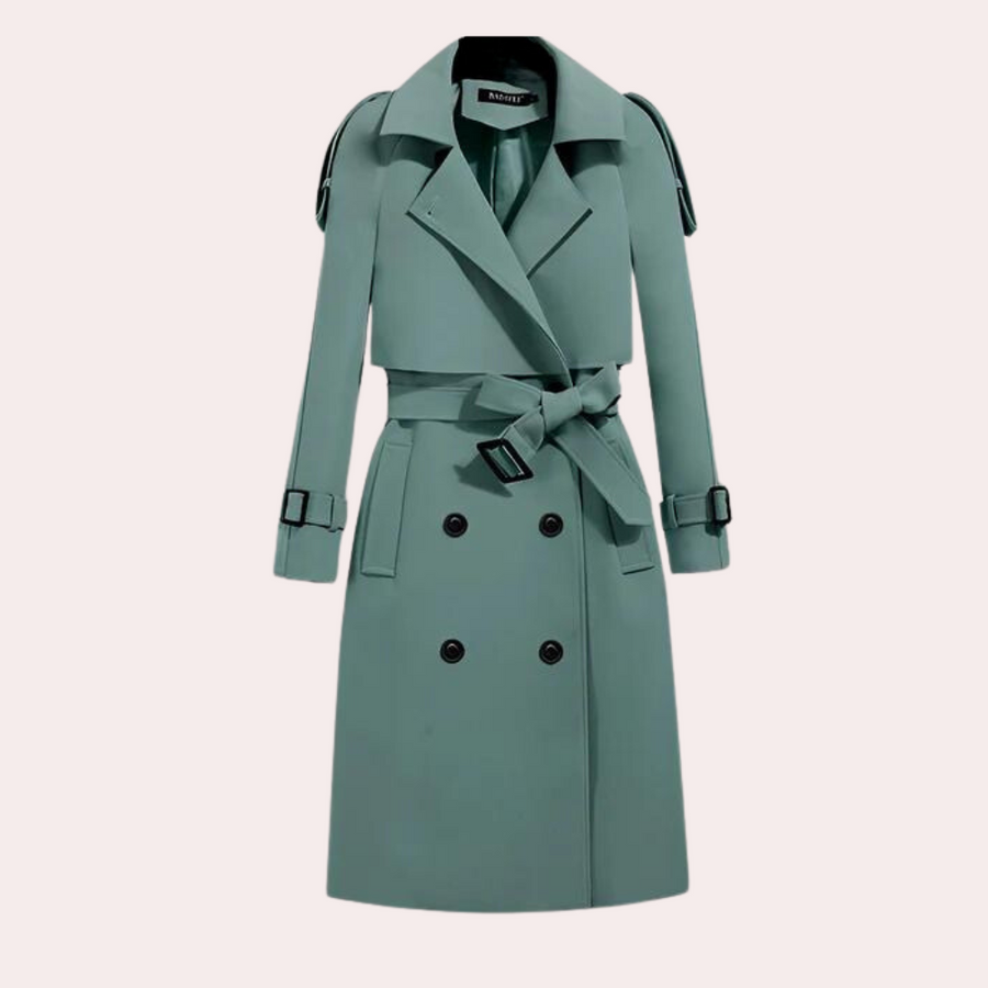 Donatella  - Elegante lange trenchcoat voor dames