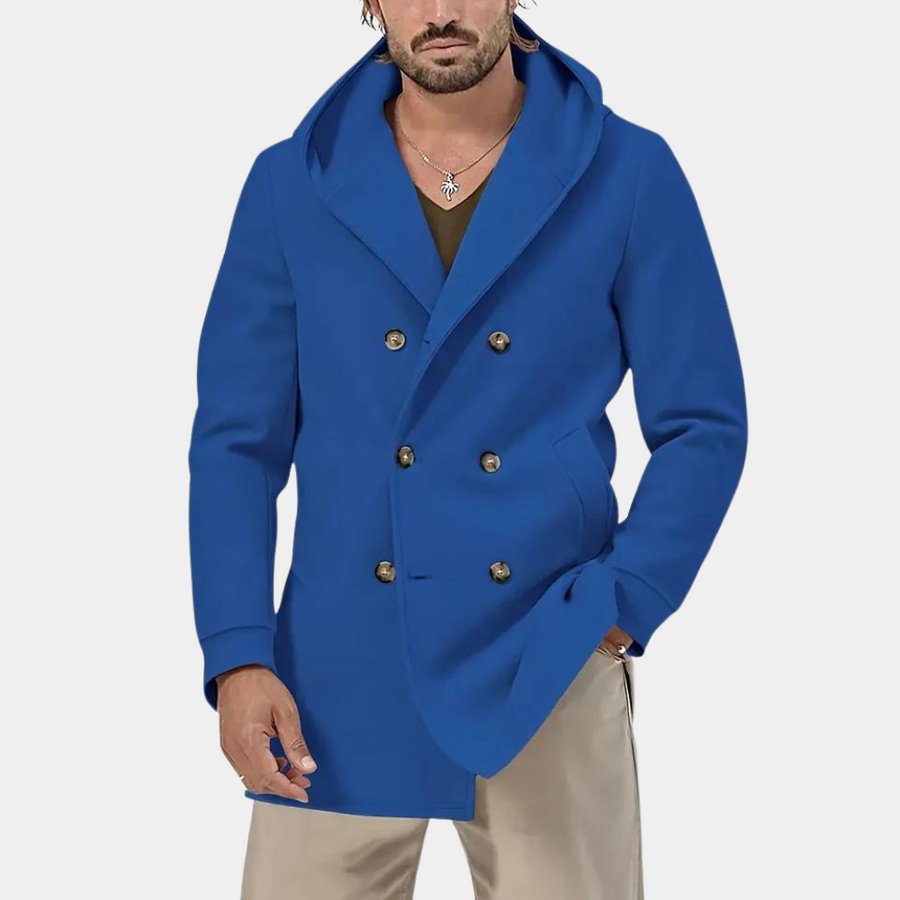 Claudio - Casual trenchcoat voor heren met capuchon