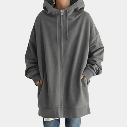 Carlotta - Stijlvolle zip-up hoodie voor dames