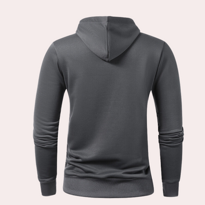 Niccolo - Ontspannen stijl half-zip hoodie voor mannen