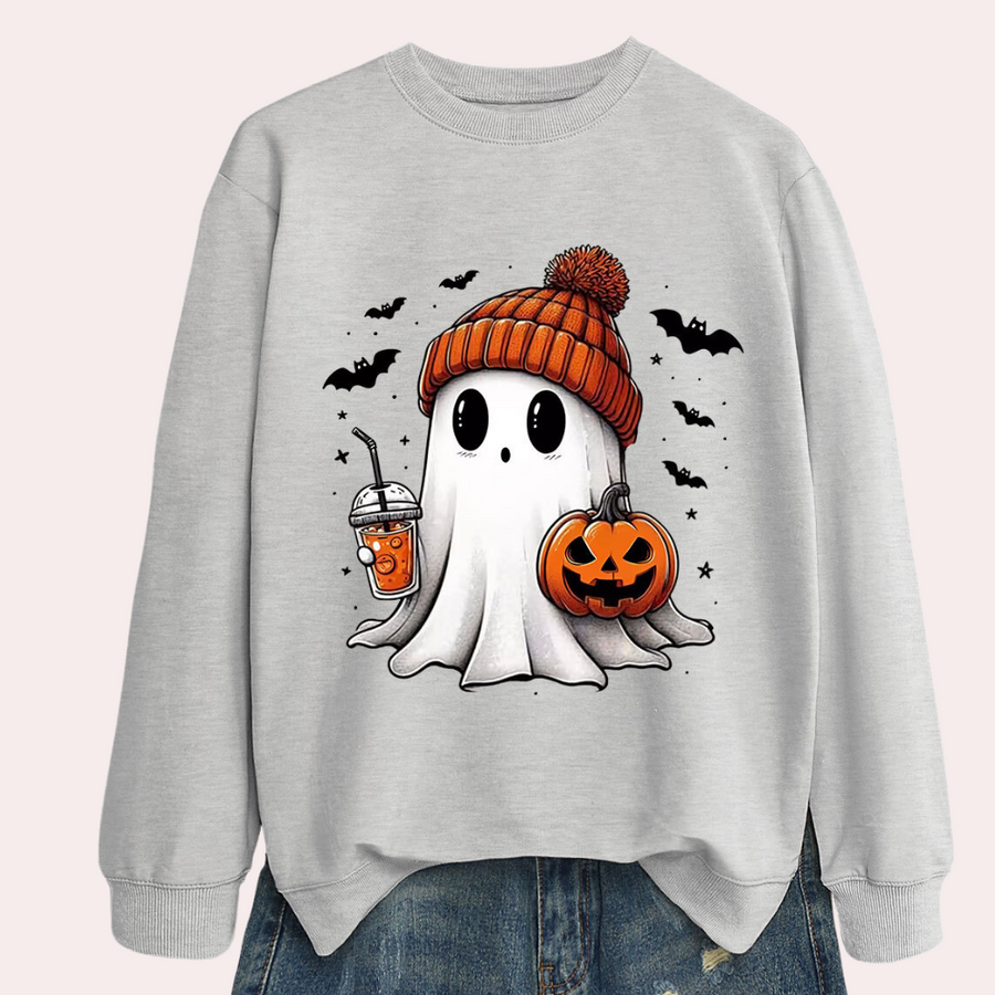 Luna - Griezelig Halloween Sweatshirt voor Vrouwen