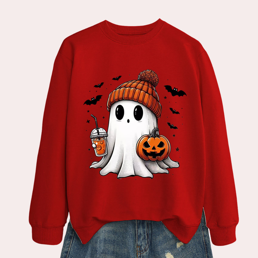 Luna - Griezelig Halloween Sweatshirt voor Vrouwen