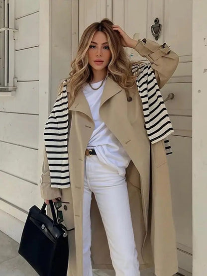 Bruna  - Elegante winter trenchcoat voor dames