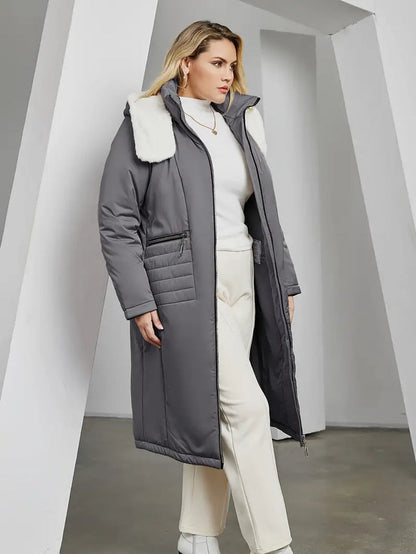 Alice - Plus Size Casual Wintermantel voor vrouwen