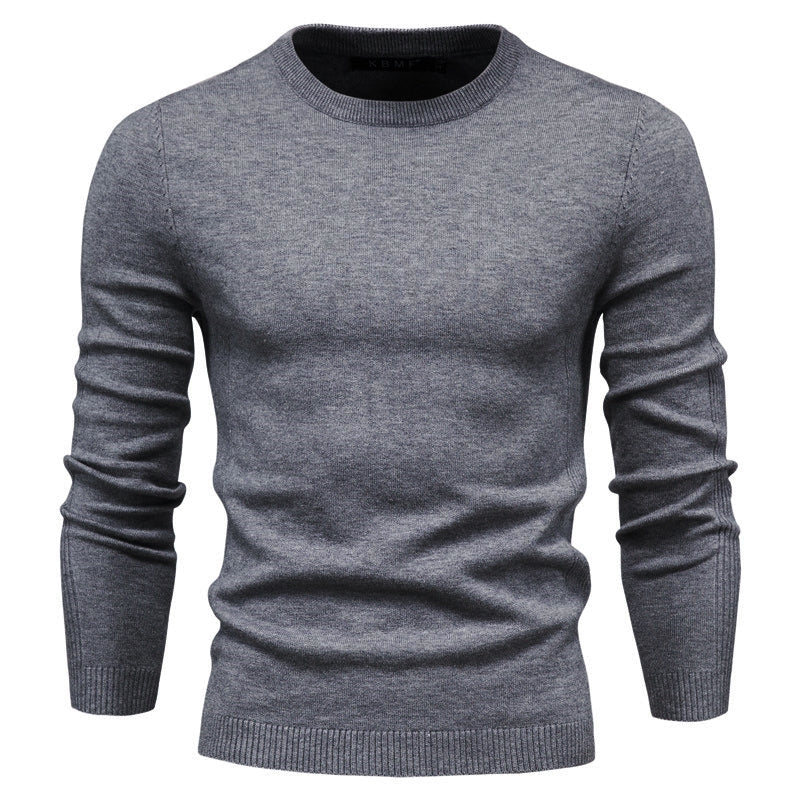 Dino - Heren effen gebreide sweater