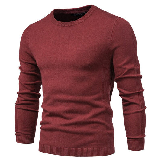 Dino - Heren effen gebreide sweater