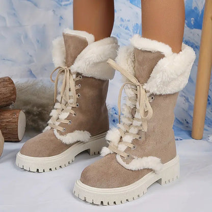 Giulia - Met pluche gevoerde dames snowboots