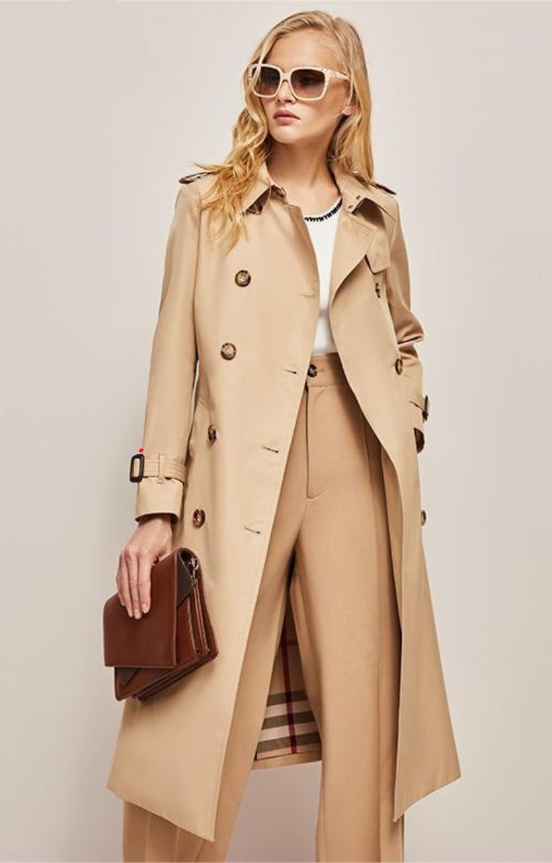 Arianna - Casual trenchcoat voor dames in de winter