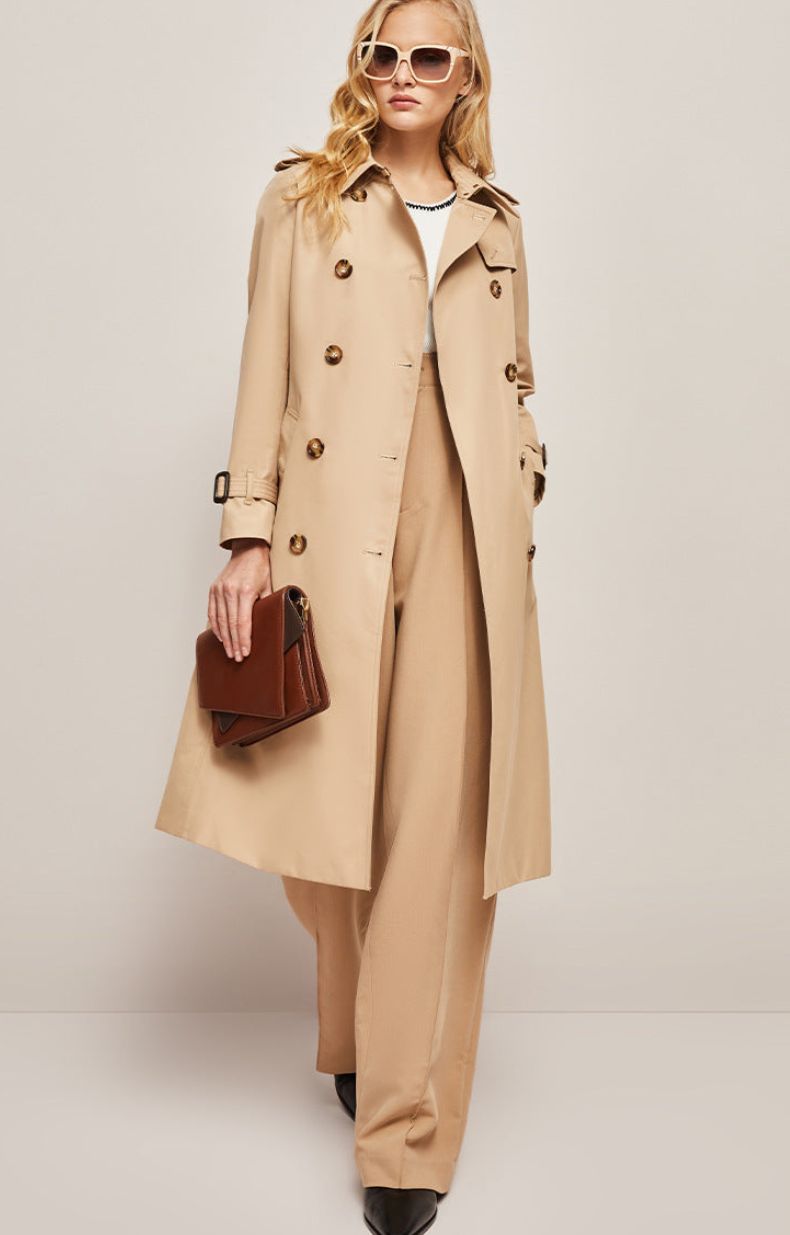 Arianna - Casual trenchcoat voor dames in de winter