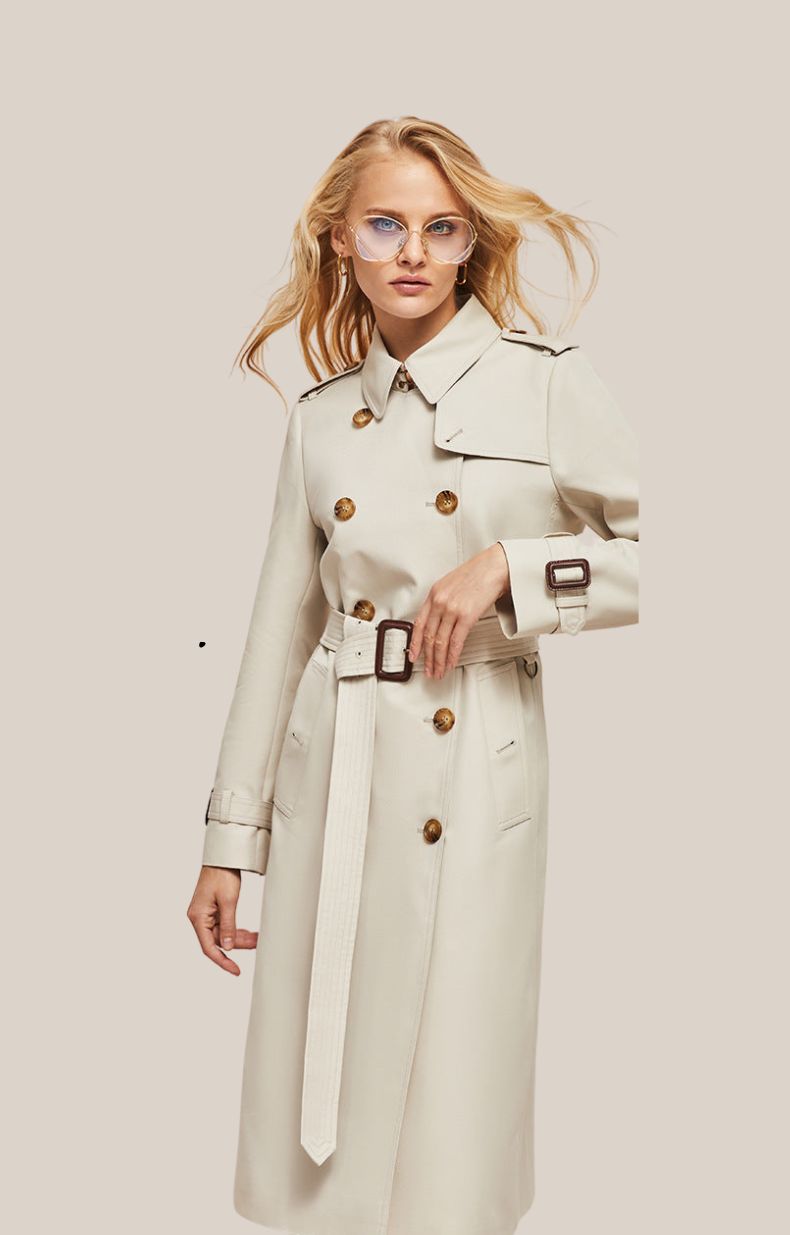 Arianna - Casual trenchcoat voor dames in de winter