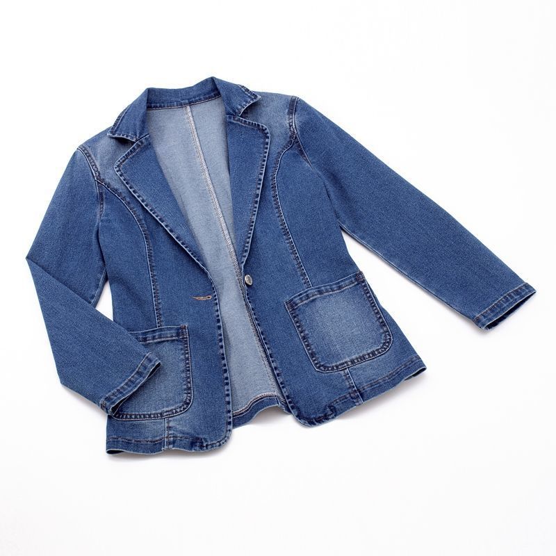 Chiara - Klassiek denim blazerjasje voor dames