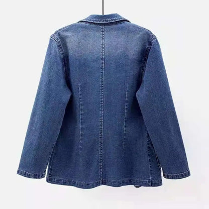 Chiara - Klassiek denim blazerjasje voor dames