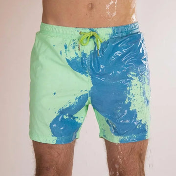 Dylan - Strandshorts met kleurverloop