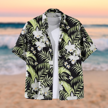 Ethan - Shirt met hawaiiprint