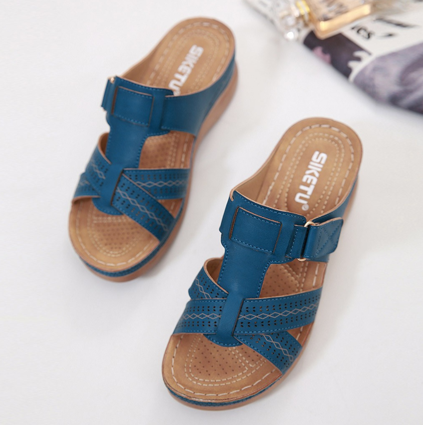 Quirine - Comfortabele orthopedische sandalen met extra zachte zool voor minder voetpijn en meer lichaamsbalans