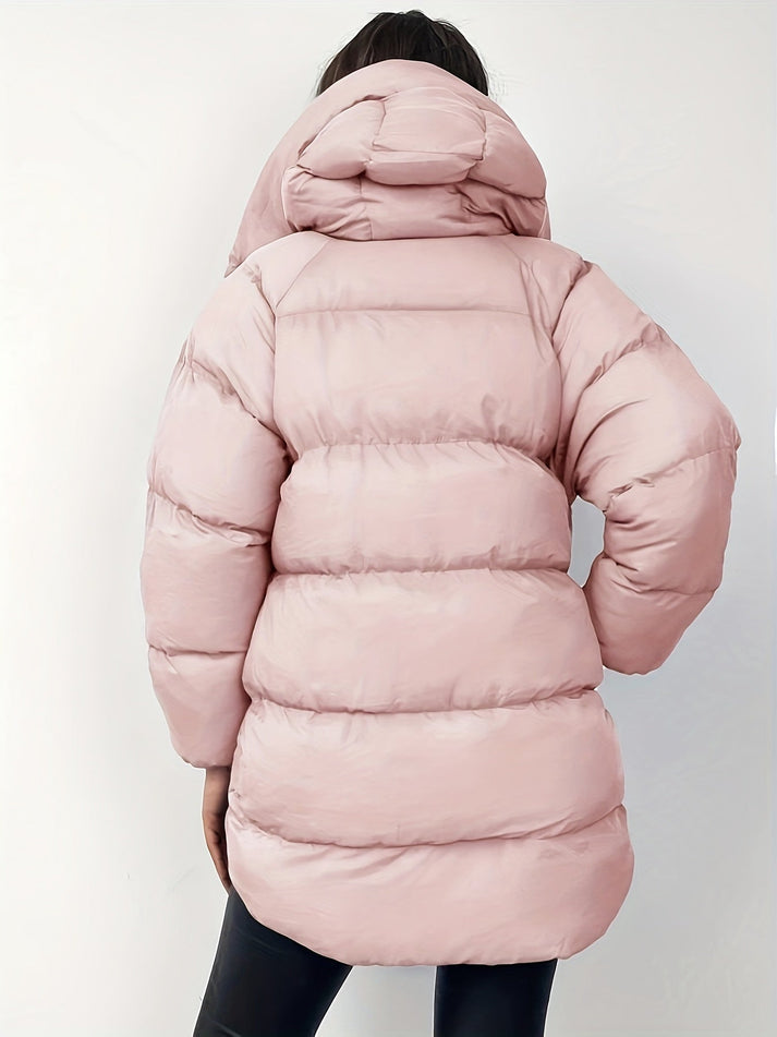 Matilde - Warme Elegante Puffer-Winterjas Met Capuchon Voor Dames