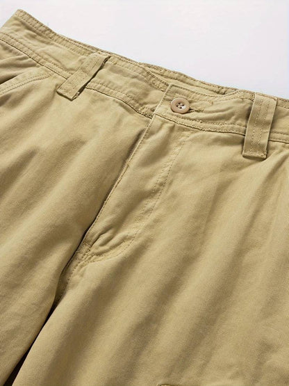 Huibert - Casual cargo shorts met meerdere zakken voor mannen