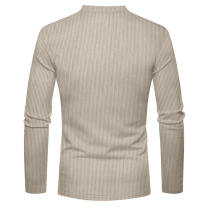 Romeo - Stijlvol Long Sleeve Patch Pocket T-shirt Voor Mannen