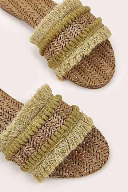 Saar - Franje slippers