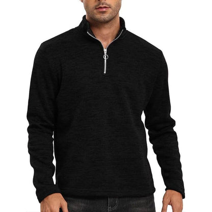 Amerigo - Casual Pullover met halve rits voor heren