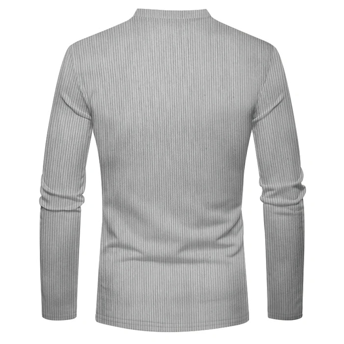 Romeo - Stijlvol Long Sleeve Patch Pocket T-shirt Voor Mannen