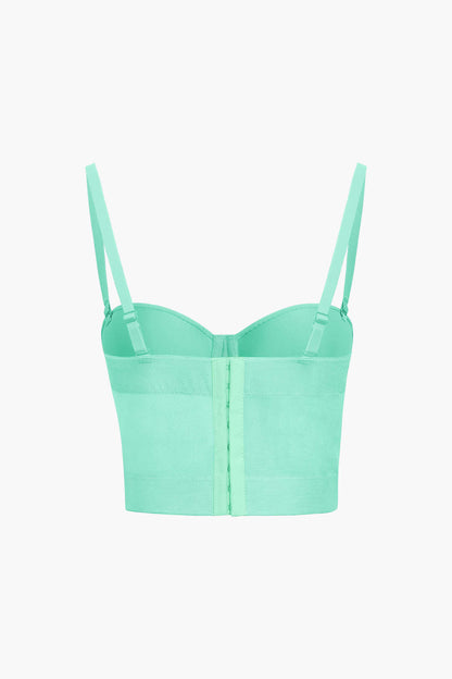 Lotte - Mesh beugel bustier top