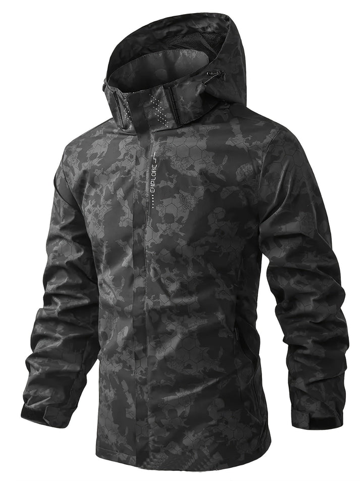 Mattia  - Warme Camouflage Windbreaker Buitenjas Voor Heren