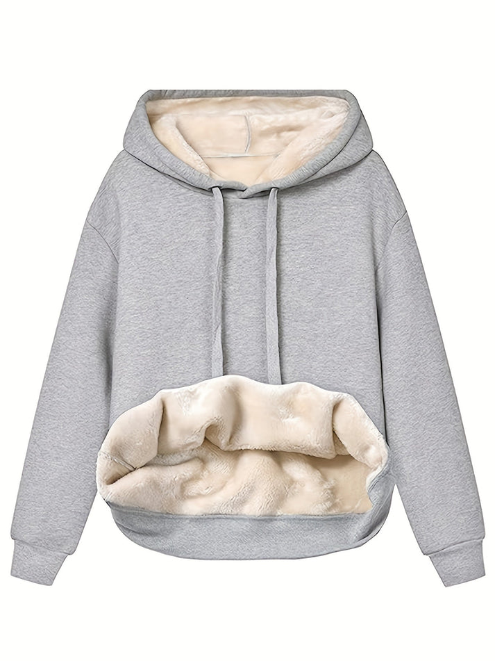 Anselma - Warme Fleece Hoodie met Capuchon voor Dames