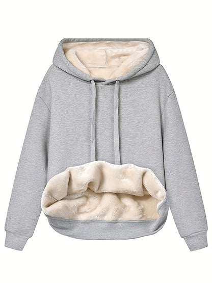 Anselma - Warme Fleece Hoodie met Capuchon voor Dames