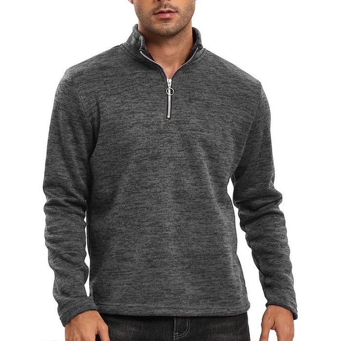 Amerigo - Casual Pullover met halve rits voor heren