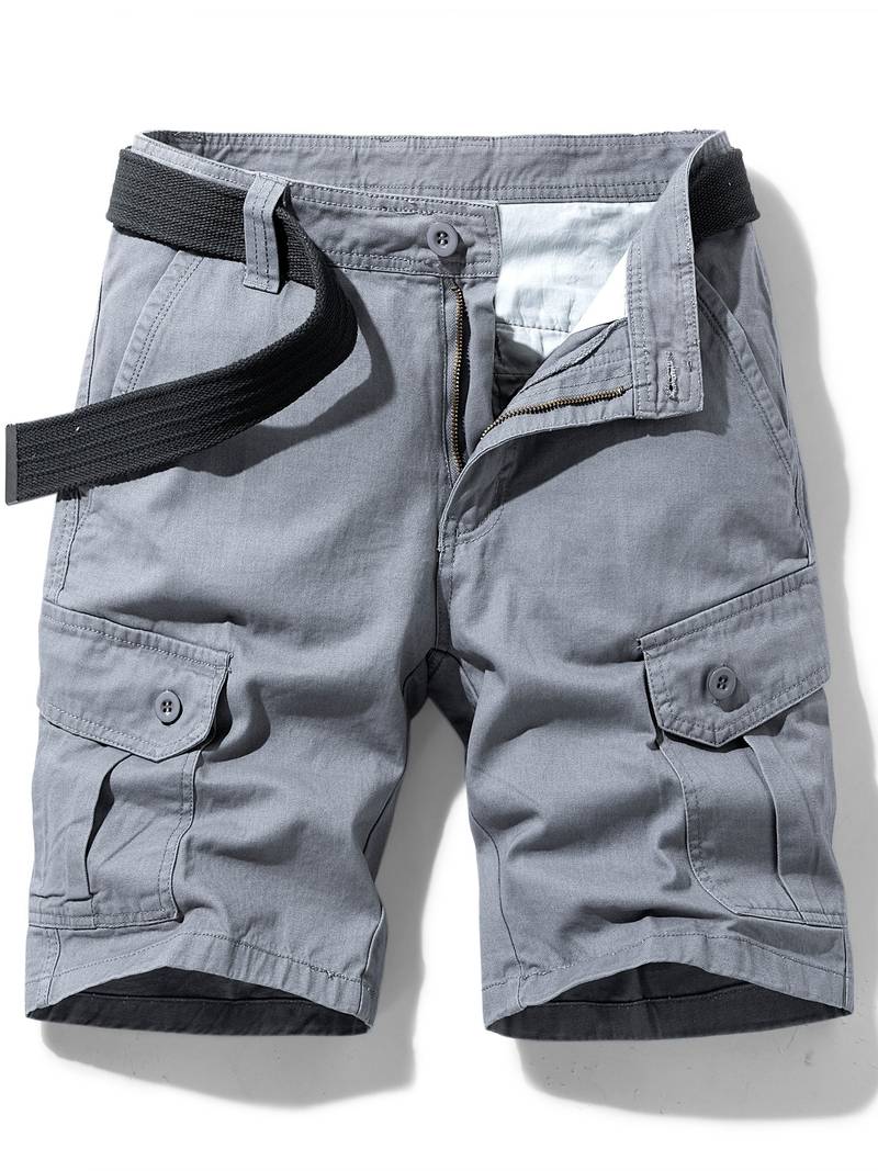 Huibert - Casual cargo shorts met meerdere zakken voor mannen