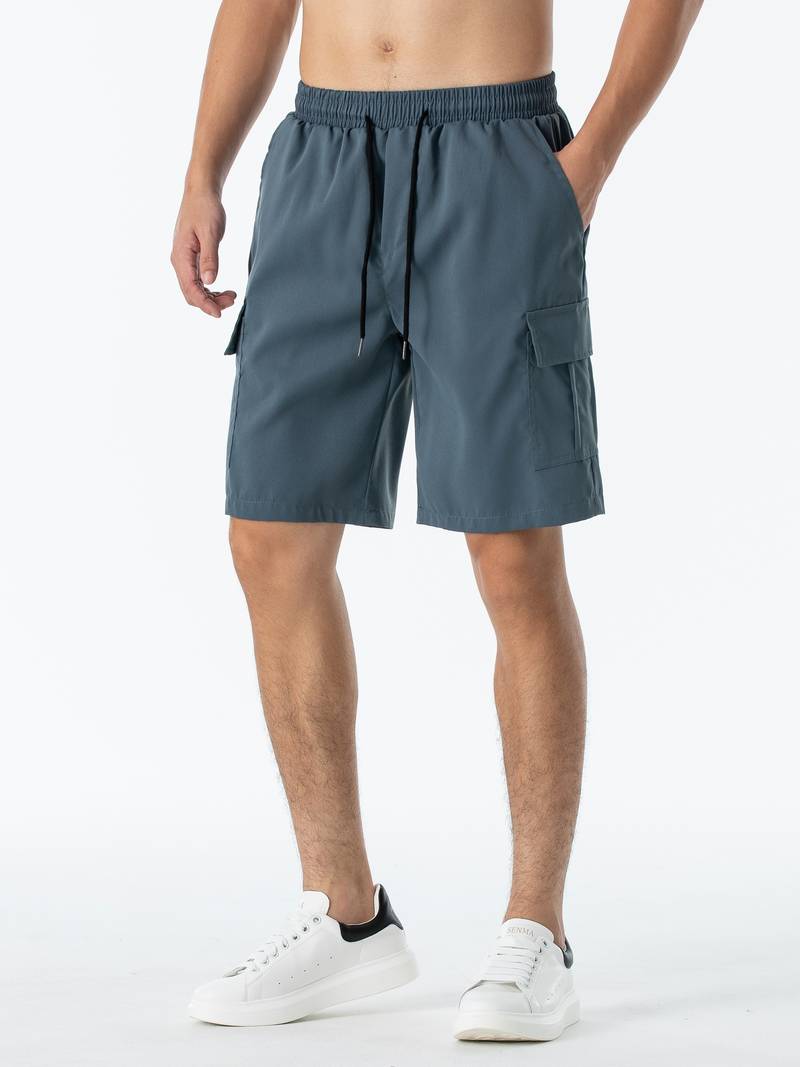 Simon - Cargo shorts met trekkoord in klassiek ontwerp