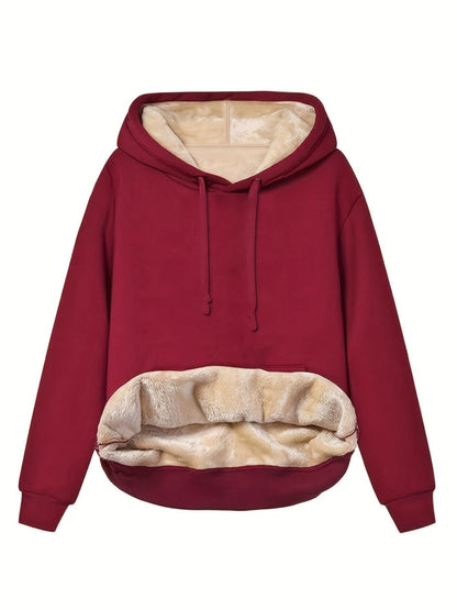 Anselma - Warme Fleece Hoodie met Capuchon voor Dames