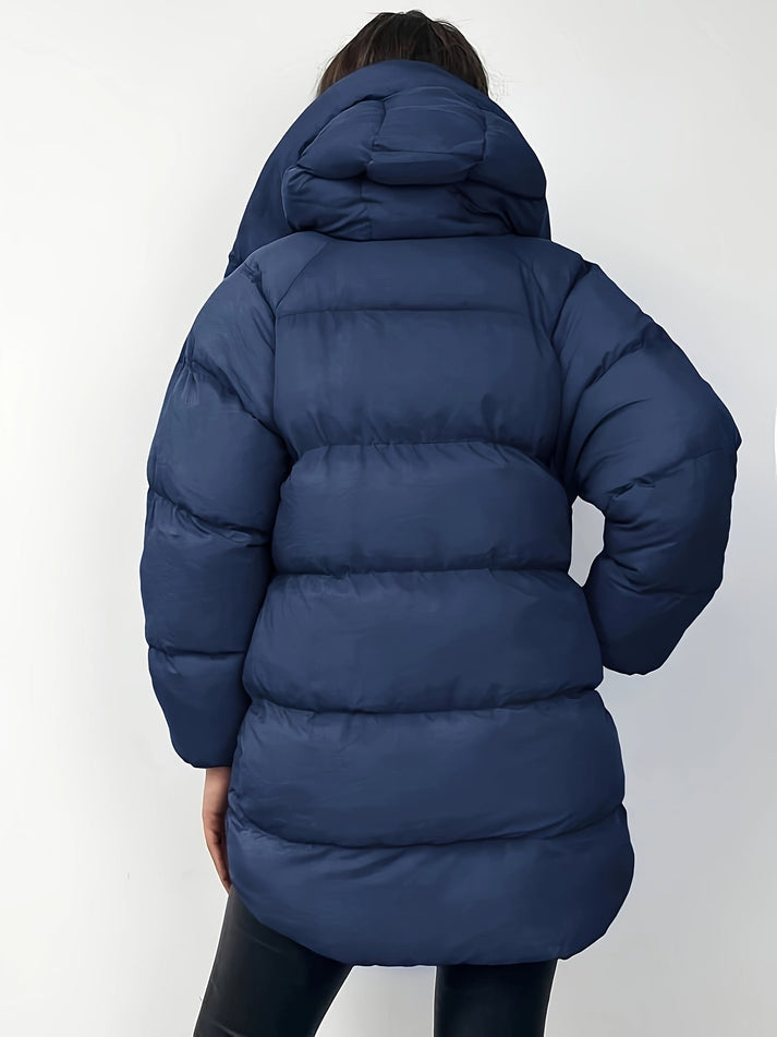 Matilde - Warme Elegante Puffer-Winterjas Met Capuchon Voor Dames