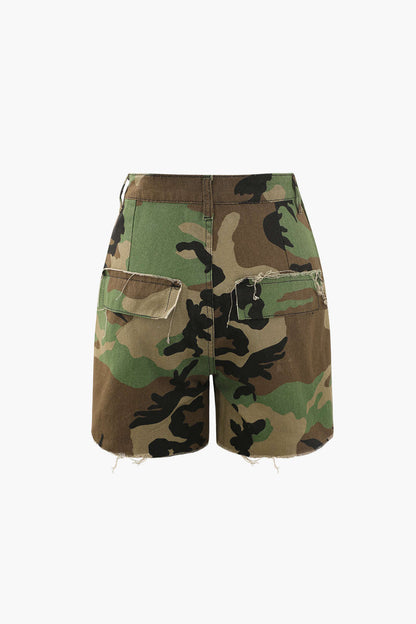 Emily - Camo Cargo shorts