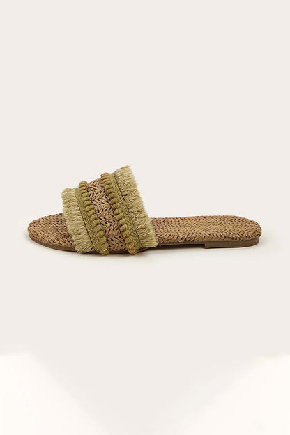 Saar - Franje slippers