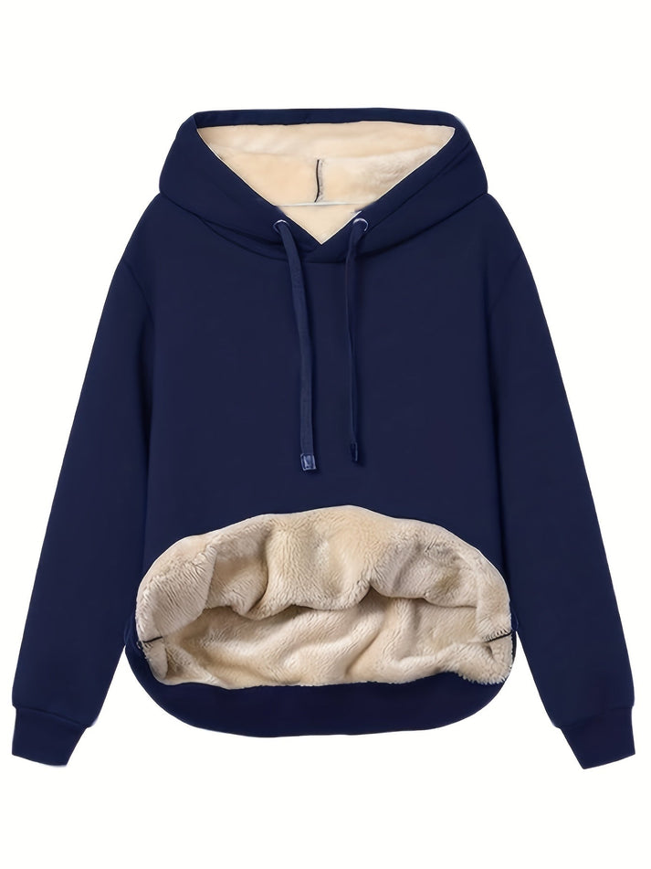 Anselma - Warme Fleece Hoodie met Capuchon voor Dames