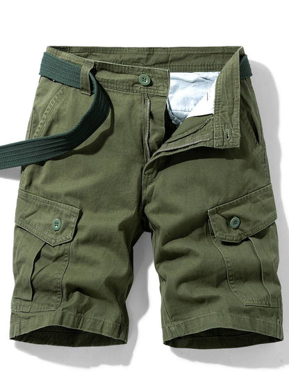 Huibert - Casual cargo shorts met meerdere zakken voor mannen