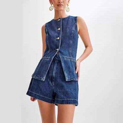 Chiara  - Denim set voor vrouwen