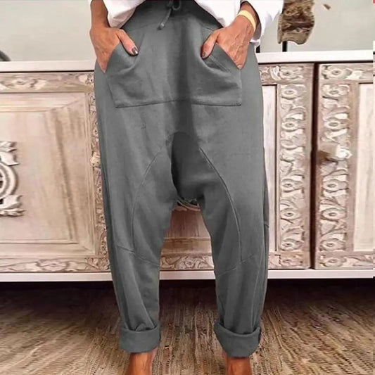 Ginevra - Casual Baggy Broek met Trekkoord voor Vrouwen