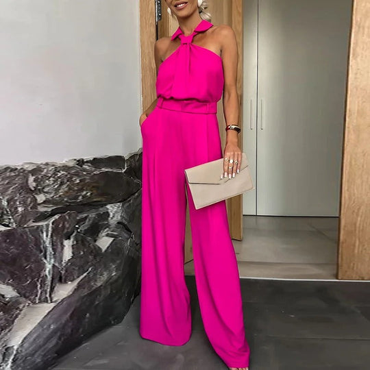 Patrishia - Holle off-the-shoulder feest jumpsuit